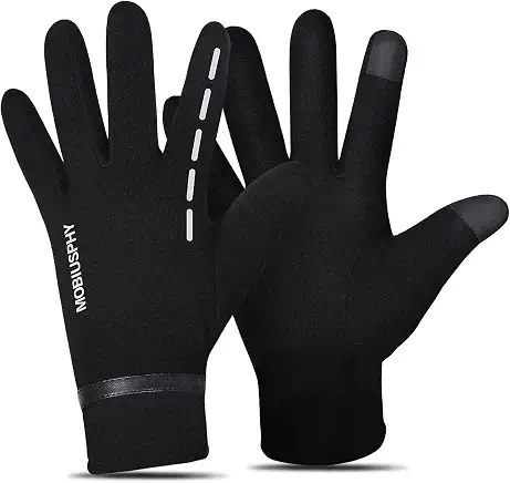 Winter touchscreen gloves — product photograph