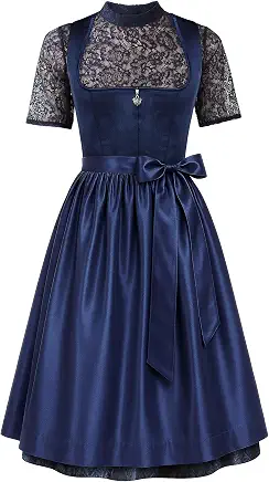 Dirndl dress & apron ensemble — product photograph